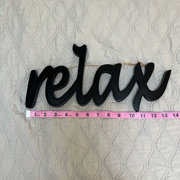 Wooden Decor “Relax” - Picture 2 of 2